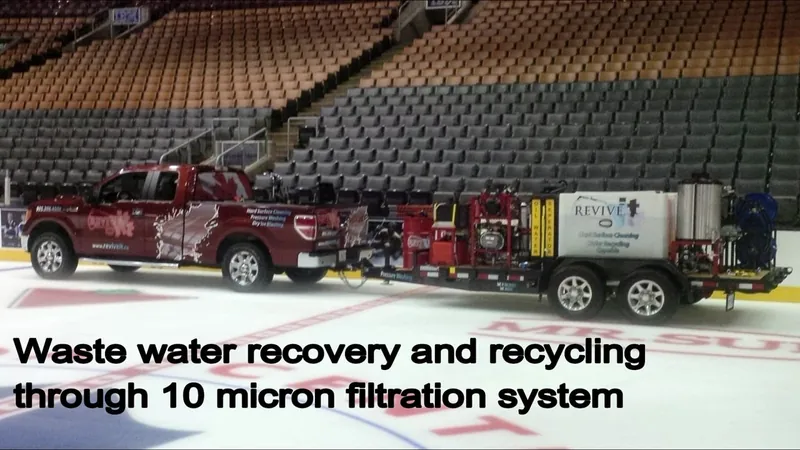 Video still: Waste water recovery, 10 micron filtration