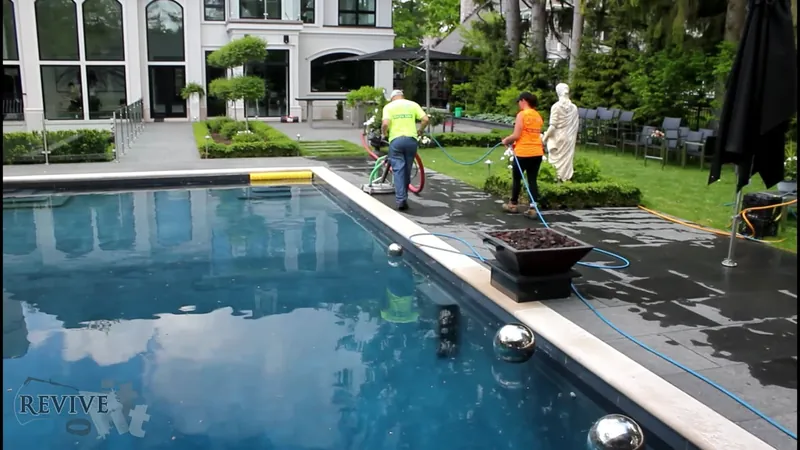 Video still: Pressure and power washing
